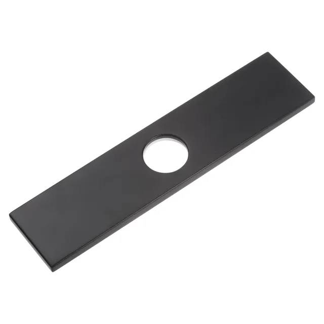 Sourcingmap cache trou évier noir brossé 25,4 cm