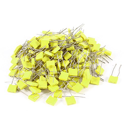Sourcingmap 104J100 0.1uF 100V Condensateur film jaune 150 pcs