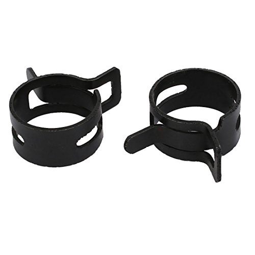 Sourcingmap Industrial Collier Serrage Ressort 14mm Lot 20 Noir