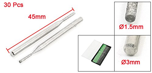 Sourcingmap Industrial fraise diamant cylindrique 1,5mm lot 30 coffret