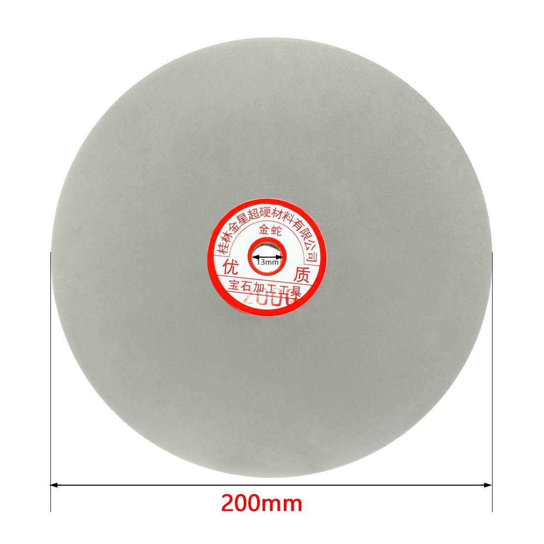 Sourcingmap disque diamant plat 200 mm grain 2000