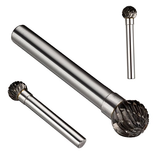 sourcing map Fraise Rotative DX1009 Boule 10mm Carbure