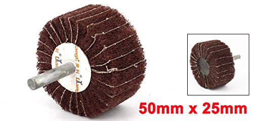 Sourcingmap Roue à lamelles non-tissé 50x25 mm bordeaux