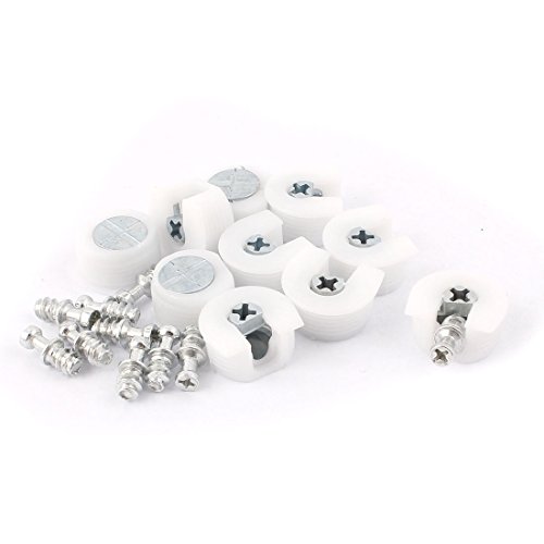 sourcingmap taquet étagère blanc support verre lot de 10