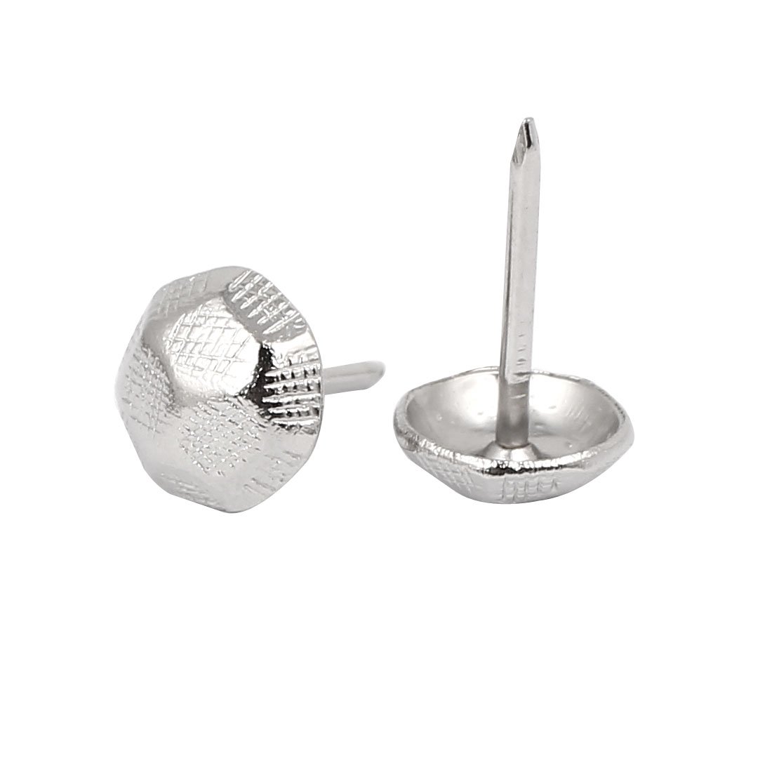 sourcing map Clou Tapissier Argenté 11x17mm Lot 150 Inox