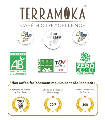 Terramoka Mister Nelson café en grains décaféiné bio 1kg fruité
