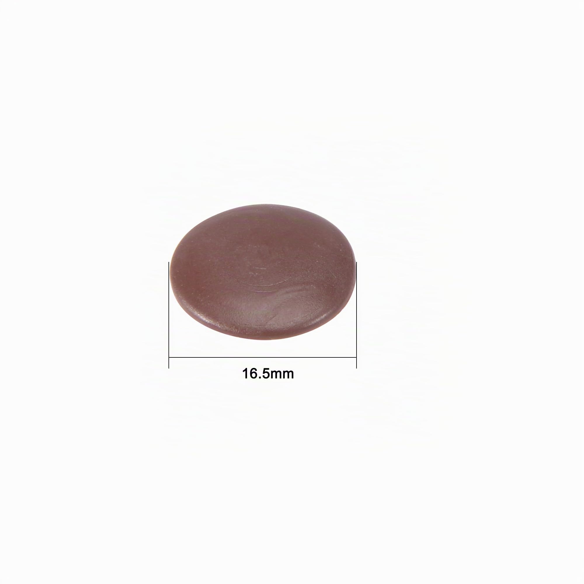 SOURCINGMAP cache-vis cruciforme 17mm x40 marron plastique