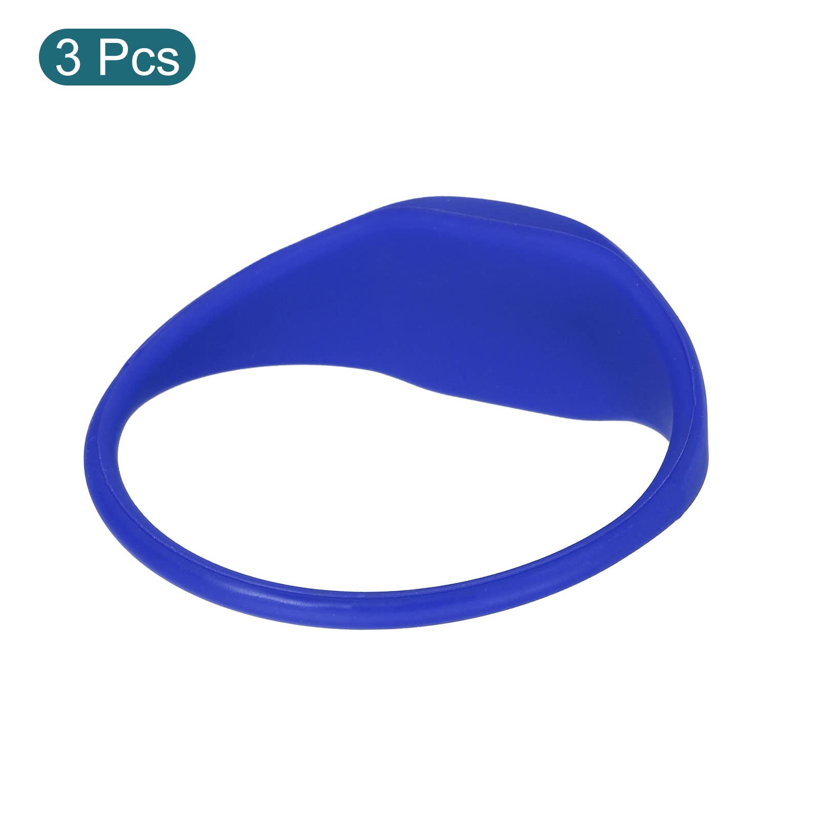 SOURCINGMAP TK4100 bracelet RFID 125kHz bleu lot 3 silicone