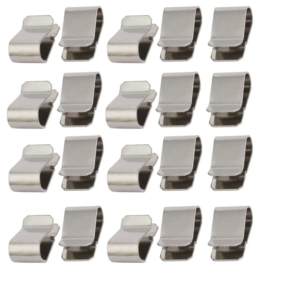 Sourcing Map Home Clip U Ressort Inox 21,4x12mm 20pcs