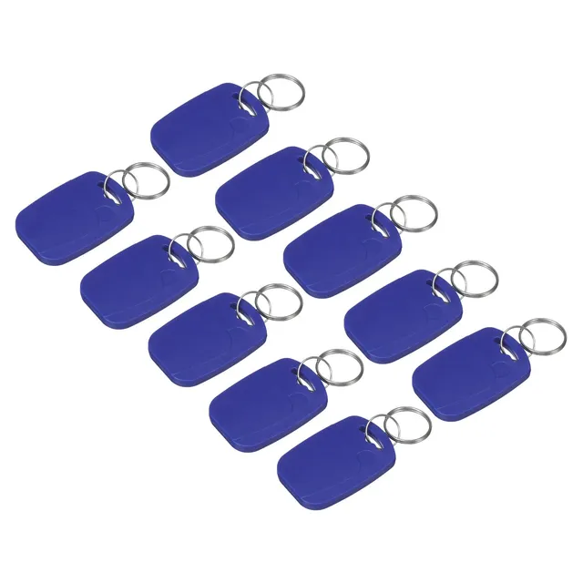 sourcing map M1 porte-cles RFID 13,56 MHz bleu x12 lecture seule