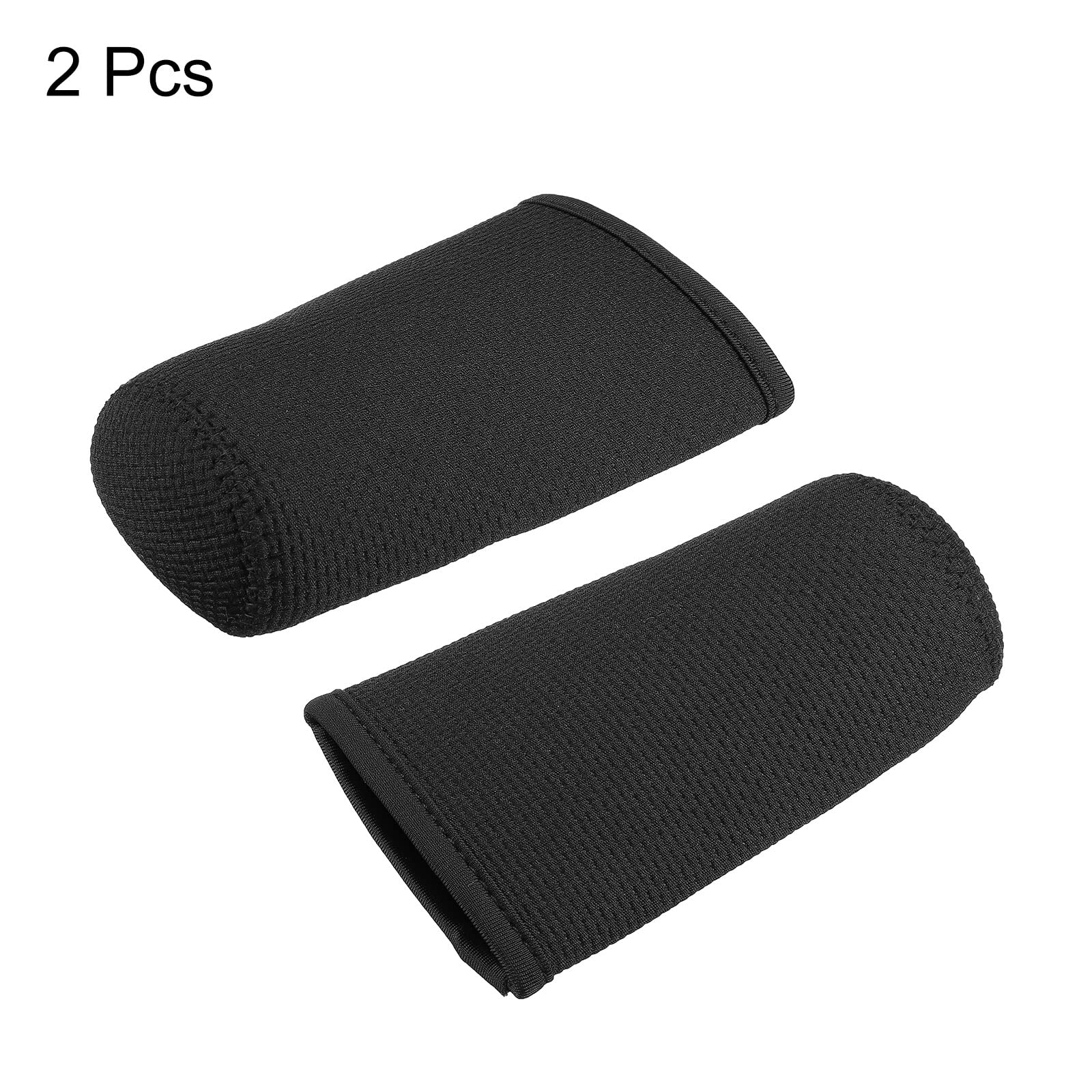 sourcing map Manchon Canette Néoprène Noir 2 Pièces 12oz