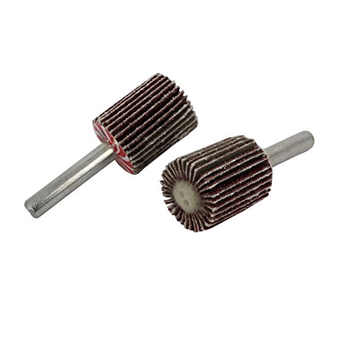 Sourcingmap roue à lamelles abrasive cylindre 20 mm 5 pièces