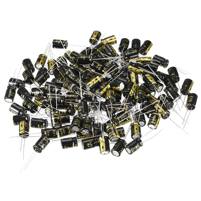 Sourcingmap Industrial 220uF 35V condensateur électrolytique 125 pcs