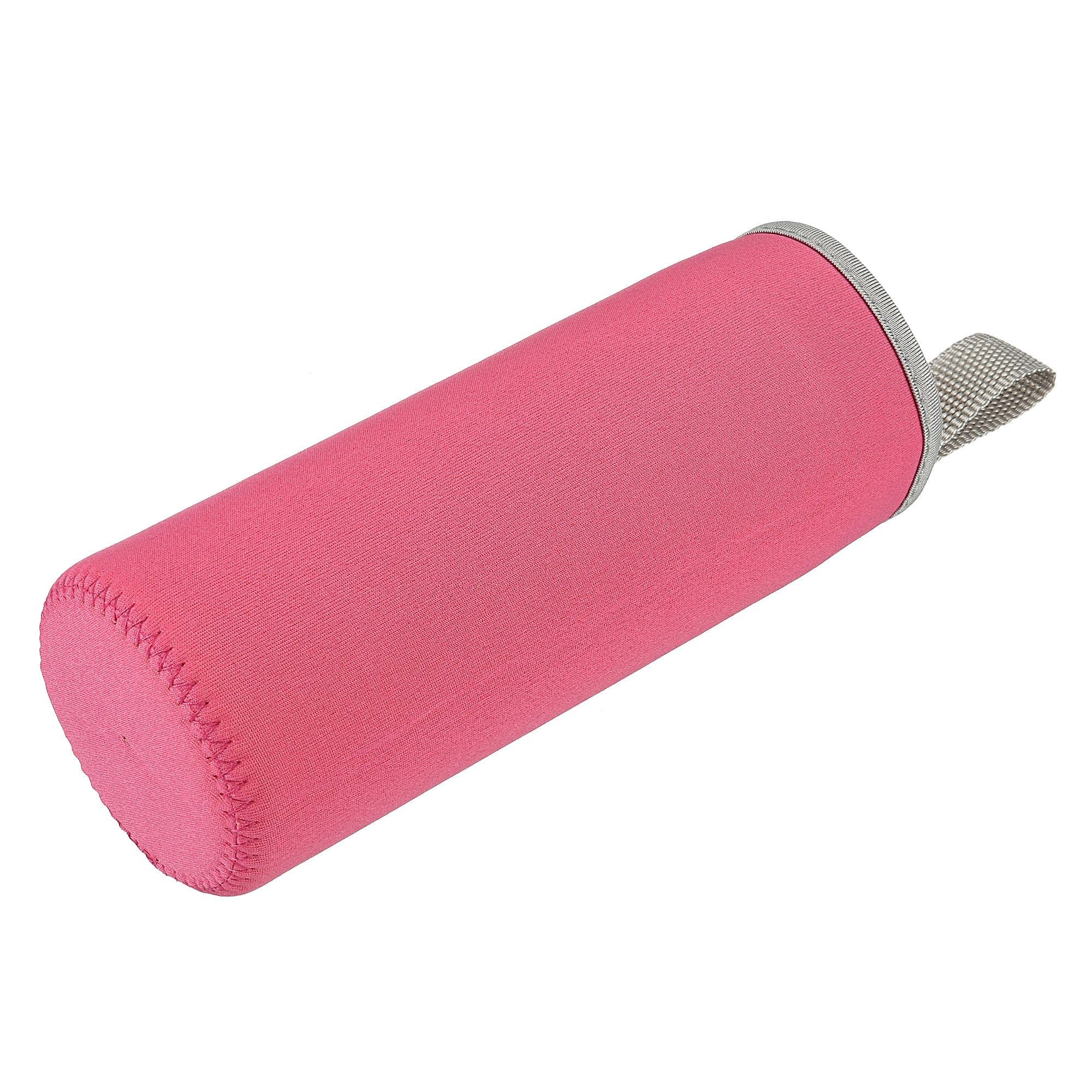 sourcing map Manchon bouteille 500 ml néoprène rose rouge lot de 2