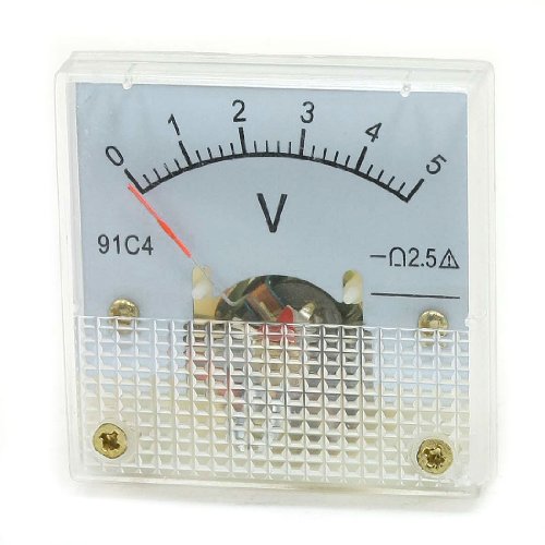 Sourcing Map 91C4 Voltmètre analogique DC 0-5V