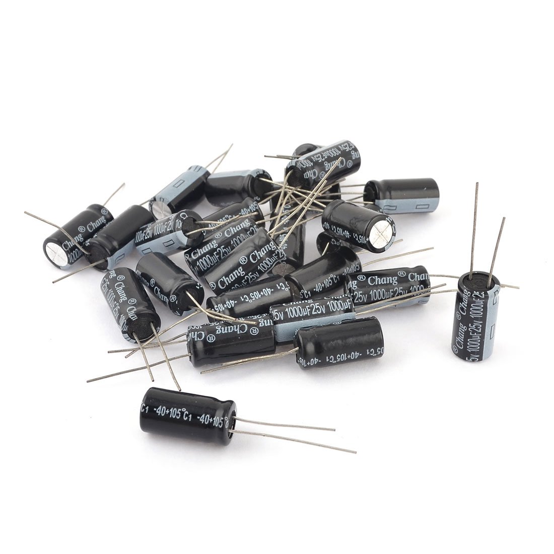 sourcing map 1000uF 25V condensateur radial 25 pièces 10x20mm