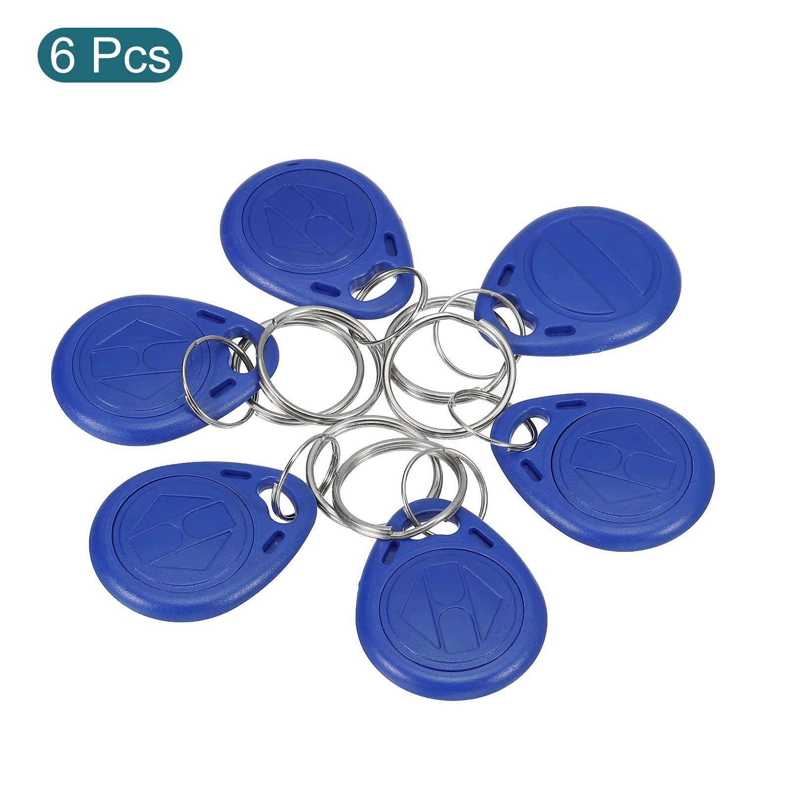 Sourcing Map Electronics Badge RFID 125KHz 5200 Bleu x6 Copiable