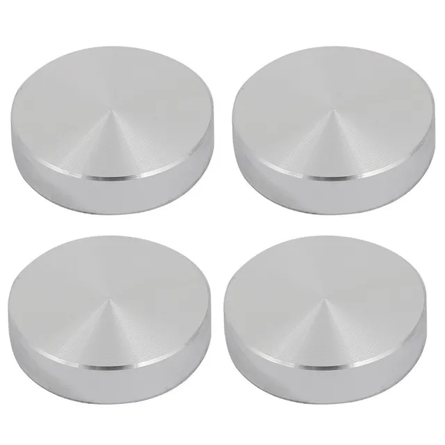 Sourcingmap disque aluminium M8 30mm argent lot 4 verre