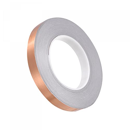 sourcing map Ruban Adhésif Carrelage Or Rose 15mm x 50m