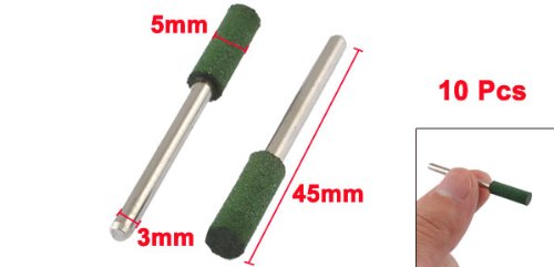 SOURCINGMAP Pointe Montée Cylindrique 5x15 mm Lot 10