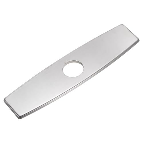 Sourcingmap plaque cache-trou robinet 10" inox argent