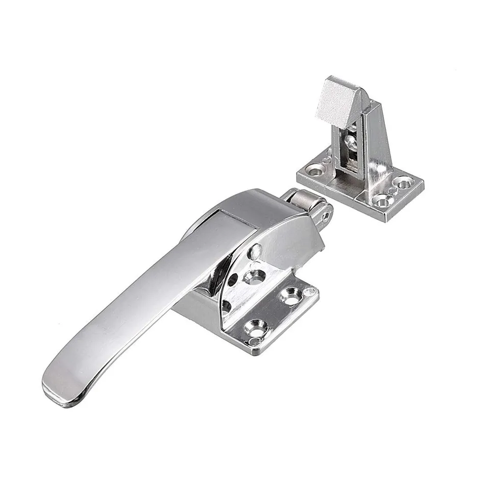 sourcingmap Loquet Poignée Porte Congélateur Zinc Réglable