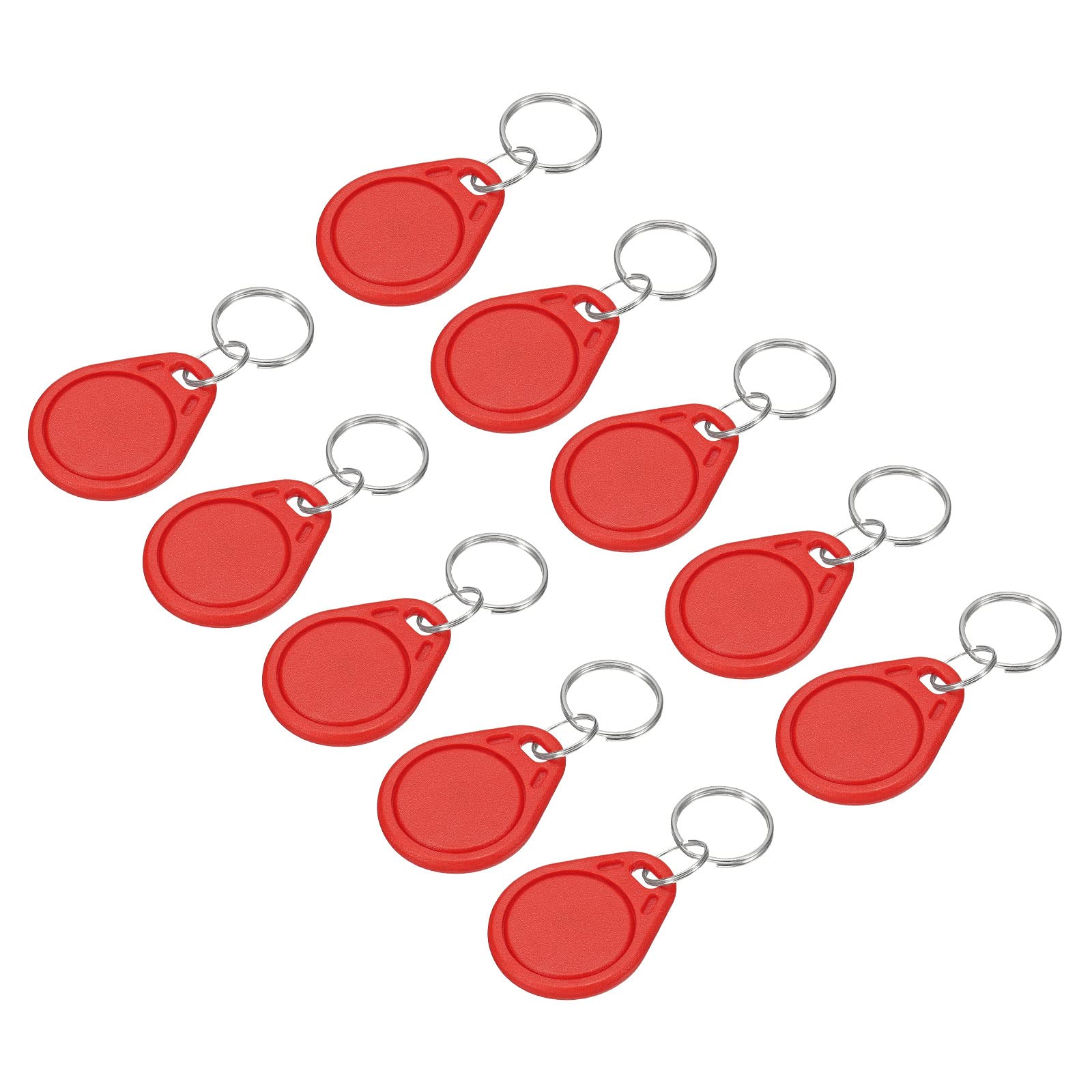sourcing map porte-clés RFID UID 13,56 MHz rouge lot 20