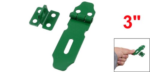 Sourcingmap Home moraillon porte-cadenas 7,6 cm vert