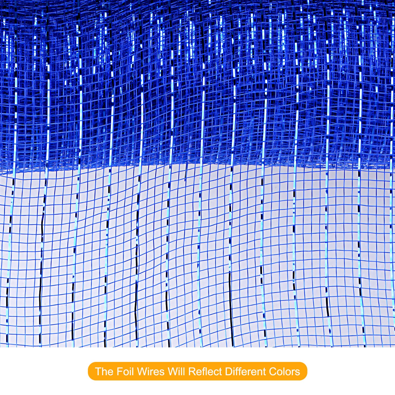 sourcing map Home & Garden maille 10 pouces x 10 yards bleu 1 rouleau