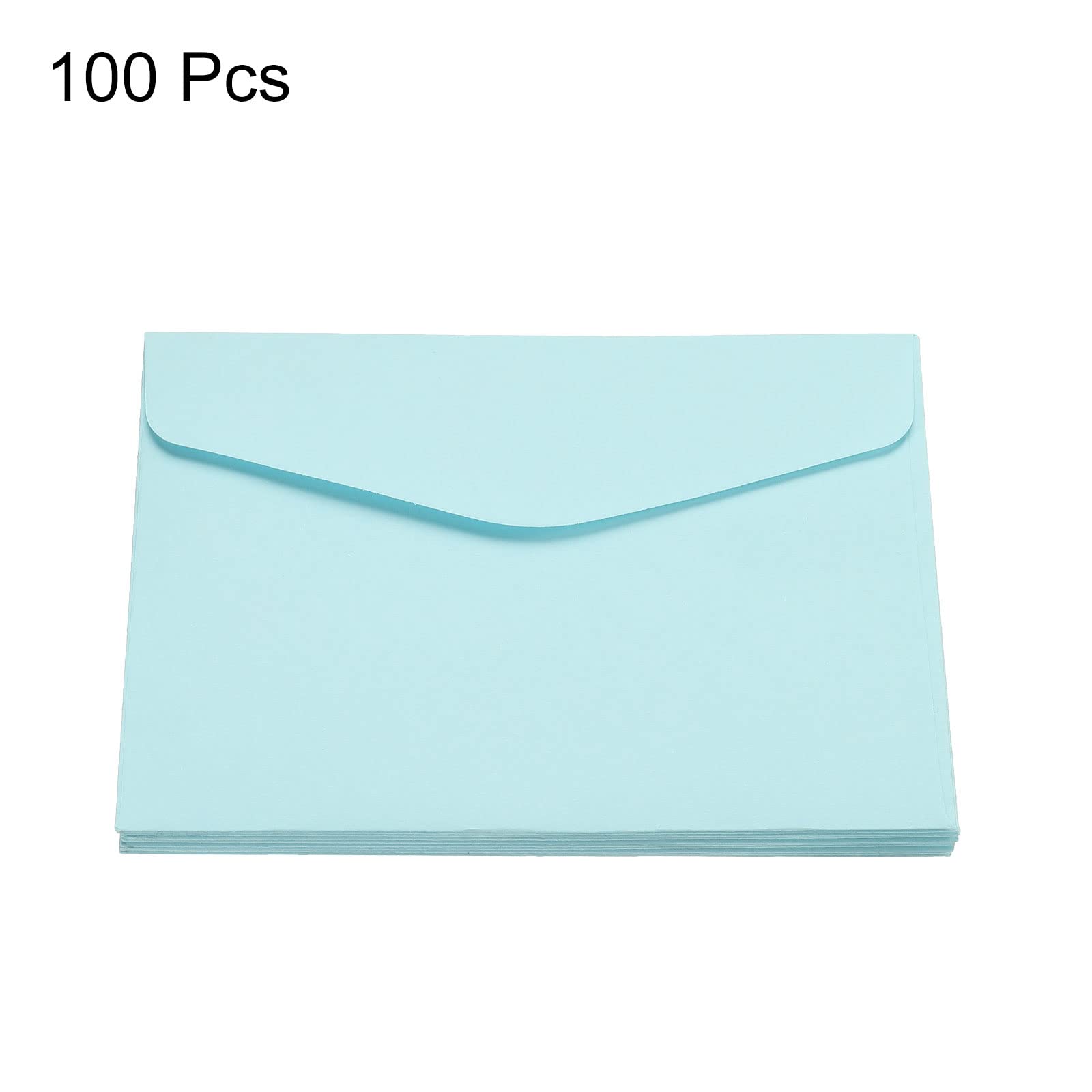 Sourcingmap mini enveloppe papier bleu clair 8,2x11,5 cm lot 100