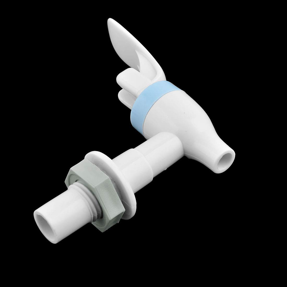 SOURCINGMAP Industrial robinet distributeur eau plastique blanc bleu 2pcs