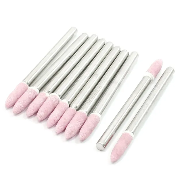 Sourcingmap Industrial pierres polissage 3,2mm lot 10 rose