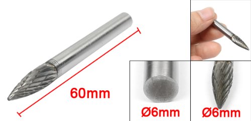 Sourcingmap Fraise Rotative Carbure 6x16 mm Arbre