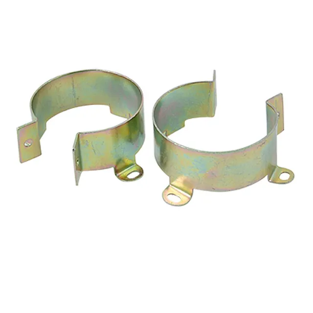 sourcingmap Support condensateur 55 mm métal bronze 2 pièces