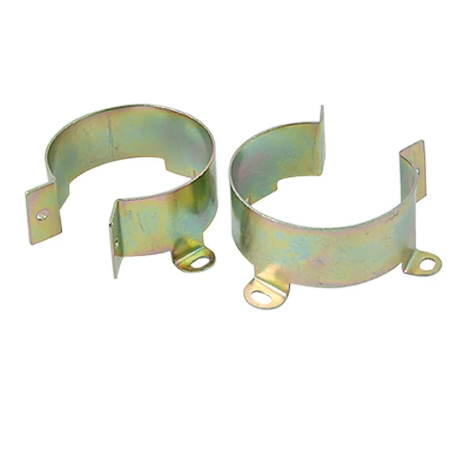 sourcingmap Support condensateur 55 mm métal bronze 2 pièces