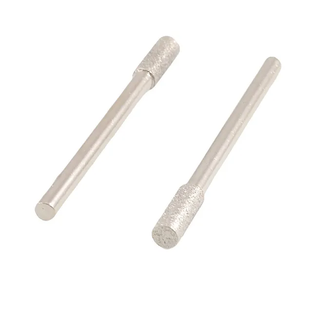 Sourcing Map Industrial pointe diamantée cylindrique 4 mm x4 tige 3 mm