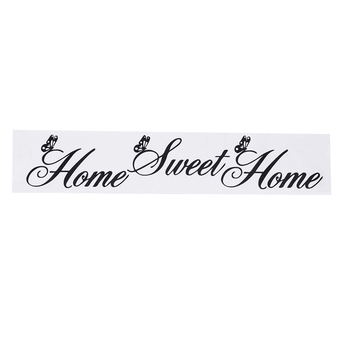 sourcing map sweet domicile sticker mural PVC 60x13 cm