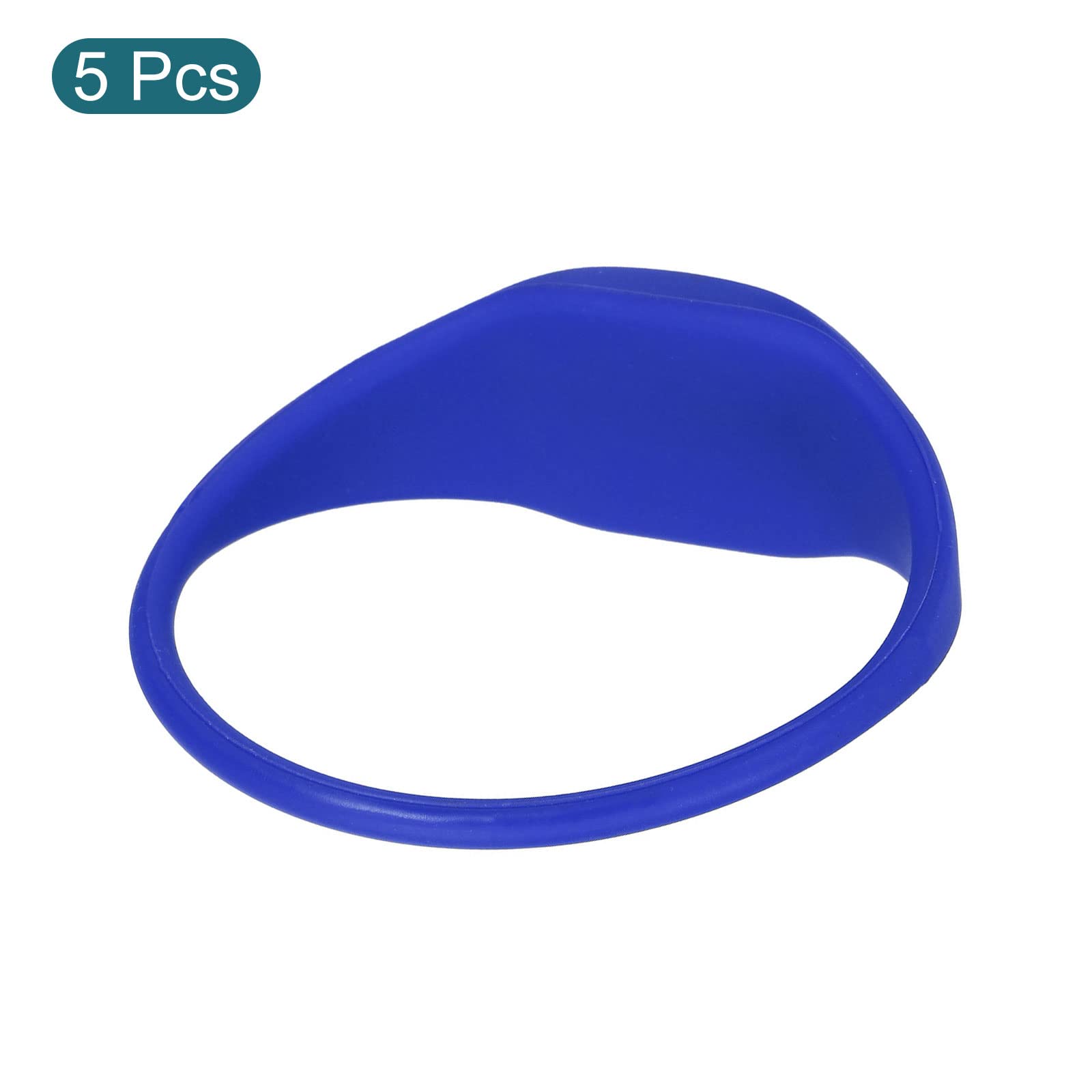 sourcing map bracelet RFID TK4100 125 kHz silicone bleu x5