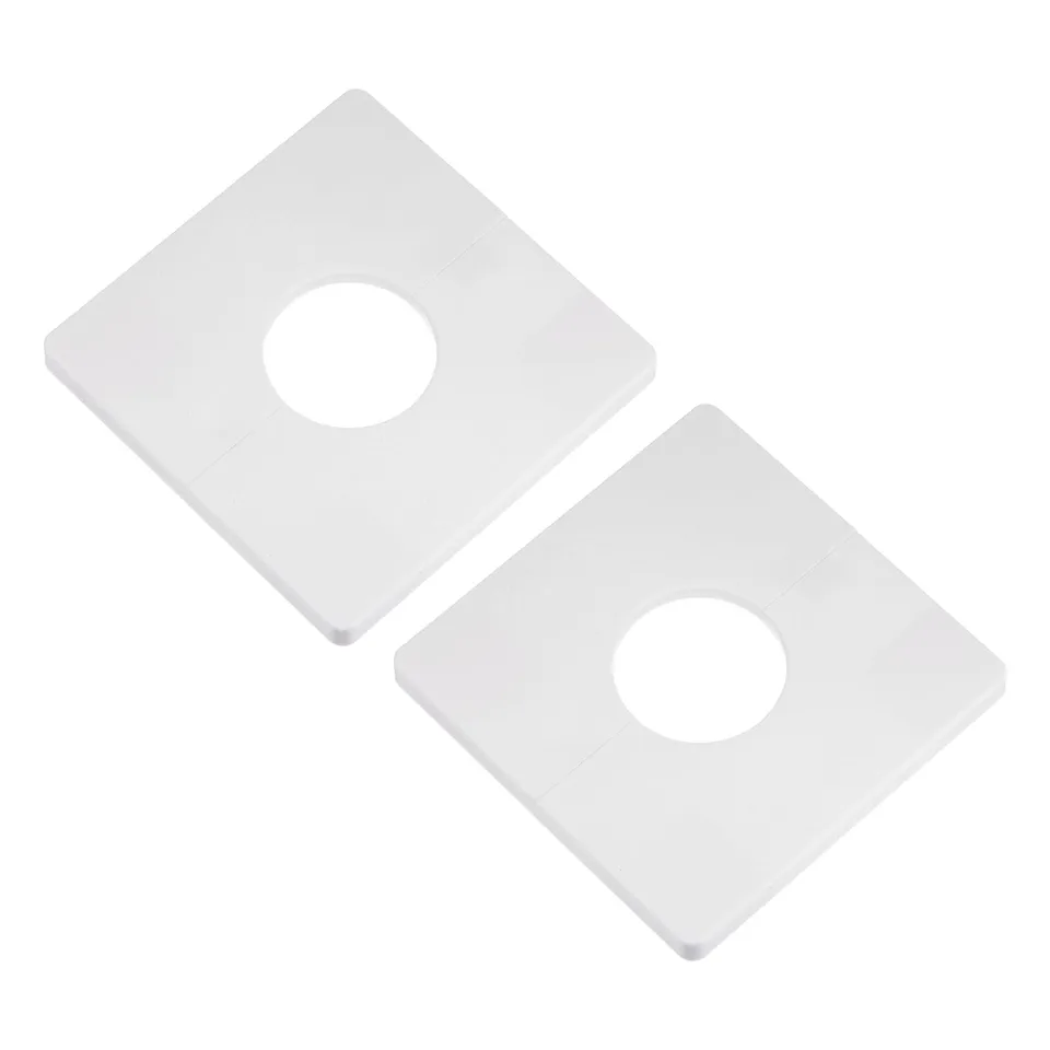 Sourcingmap Home & Garden plaque murale fendue blanc lot 2