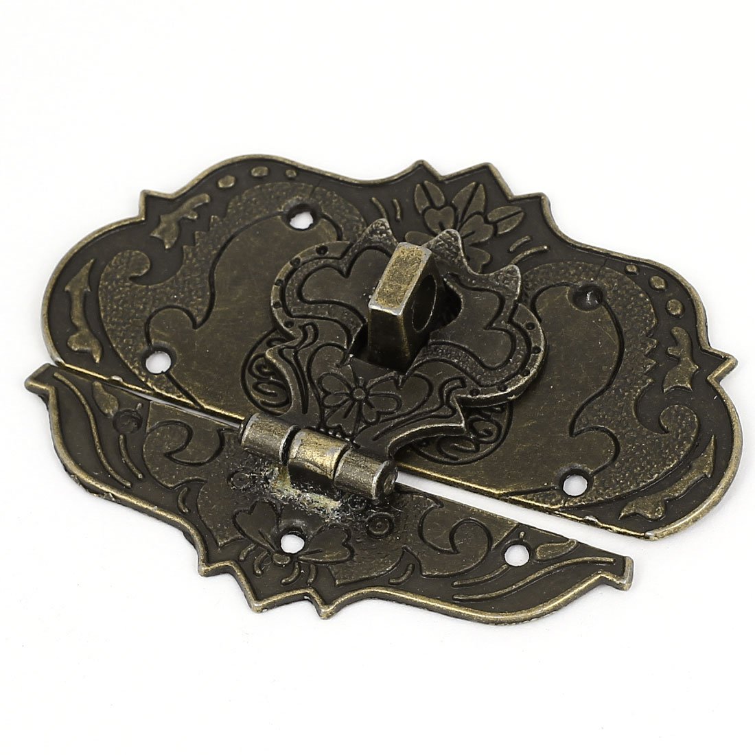 sourcingmap Home & Garden moraillon 77x55mm loquet bronze