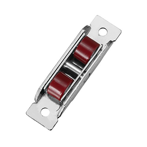 Sourcing Map Roulette Porte Coulissante 15,8mm Lot de 4