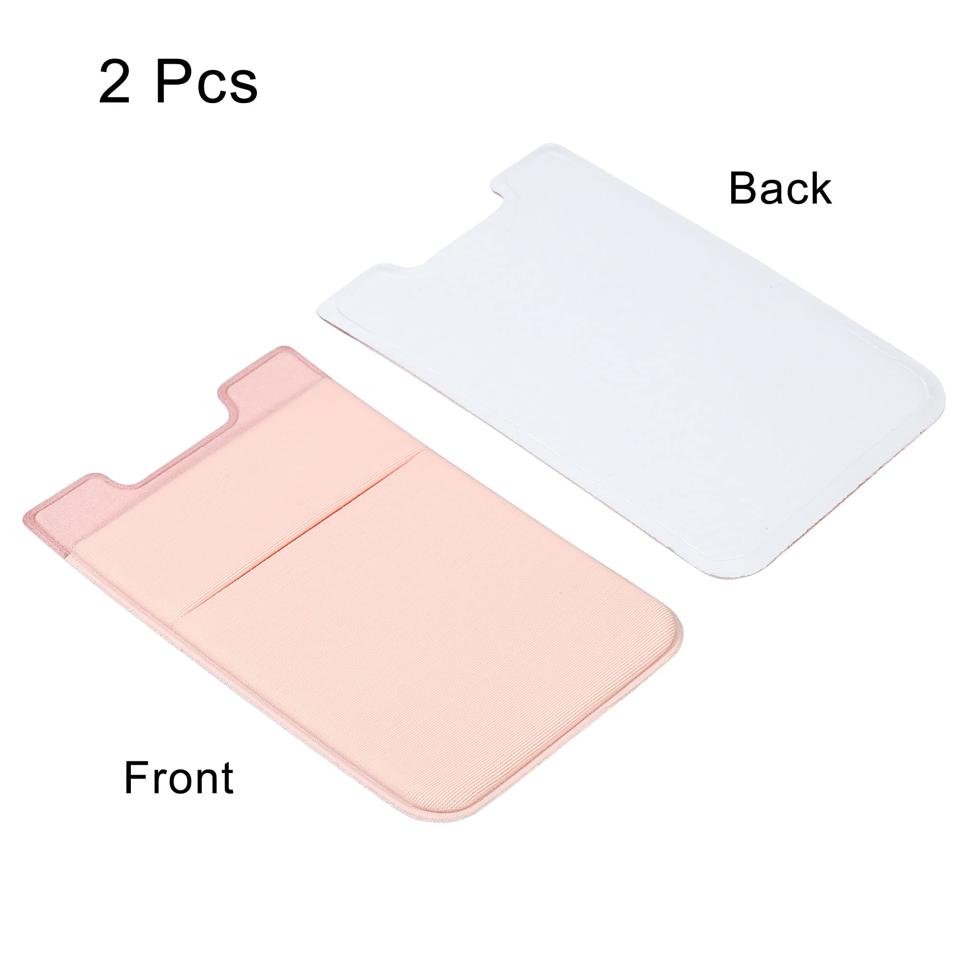 sourcing map porte-carte téléphone double rose lot 2