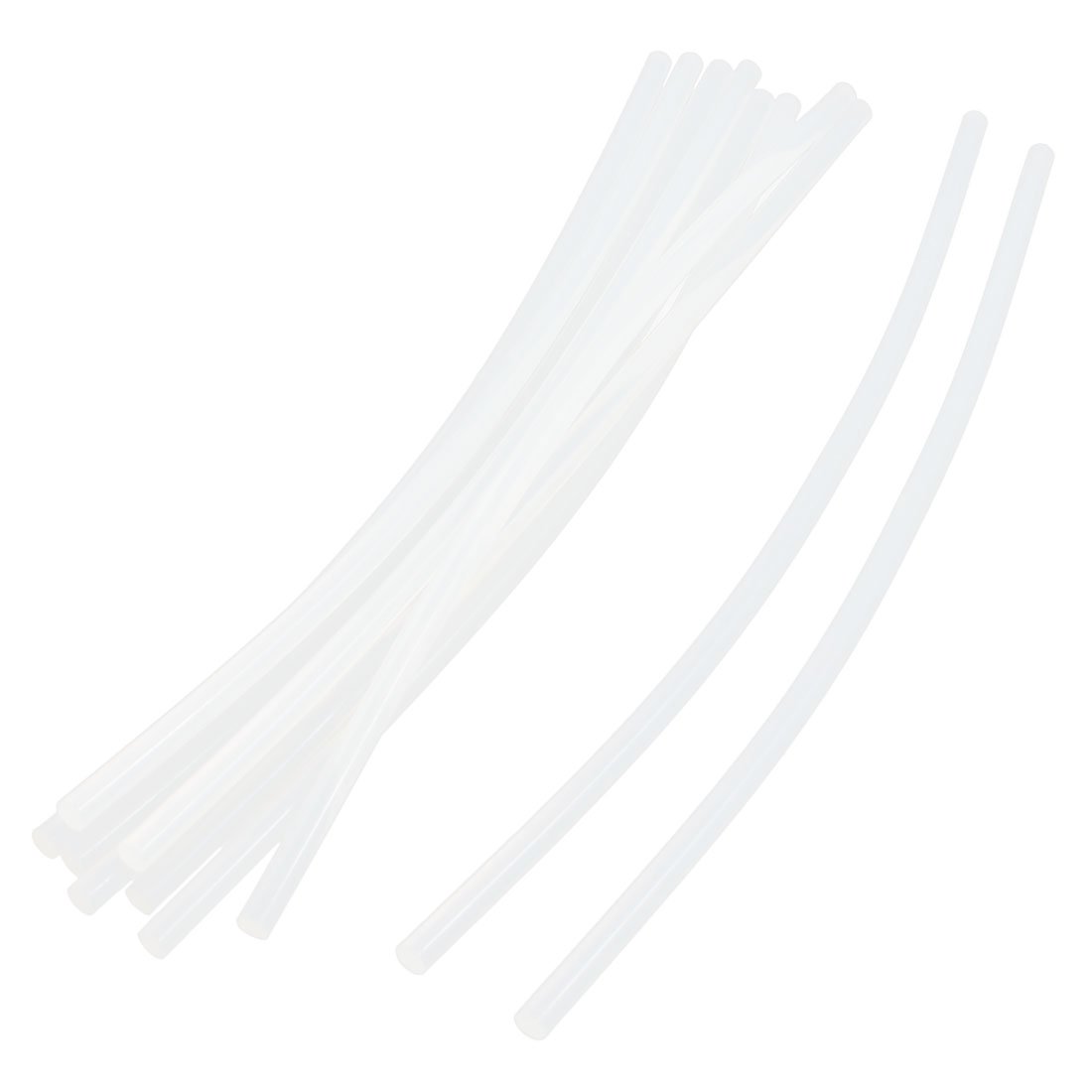 Sourcingmap Bâtons colle chaude 7x300mm transparent lot 10