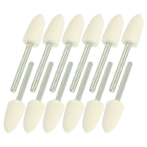 Sourcingmap feutre polissage conique 8,5 mm lot de 12