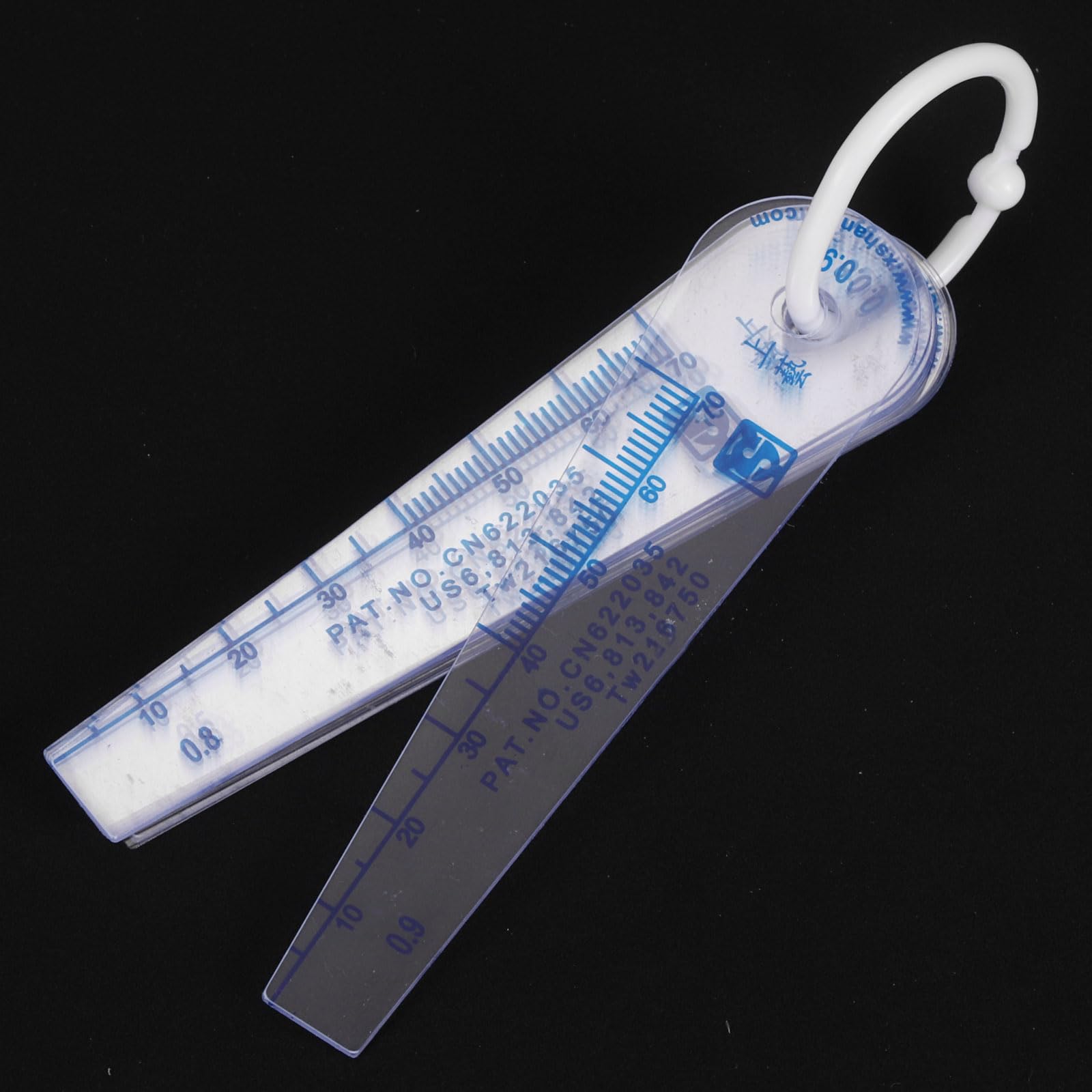 SOURCINGMAP jauge d’épaisseur plastique 13 lames 0,05-1 mm