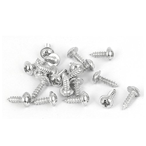 Sourcing Map support cadre photo Z métal argent 10 pcs