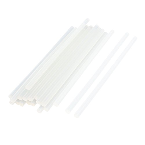 Sourcingmap Home & Garden bâton colle 7x170mm transparent 20 pcs