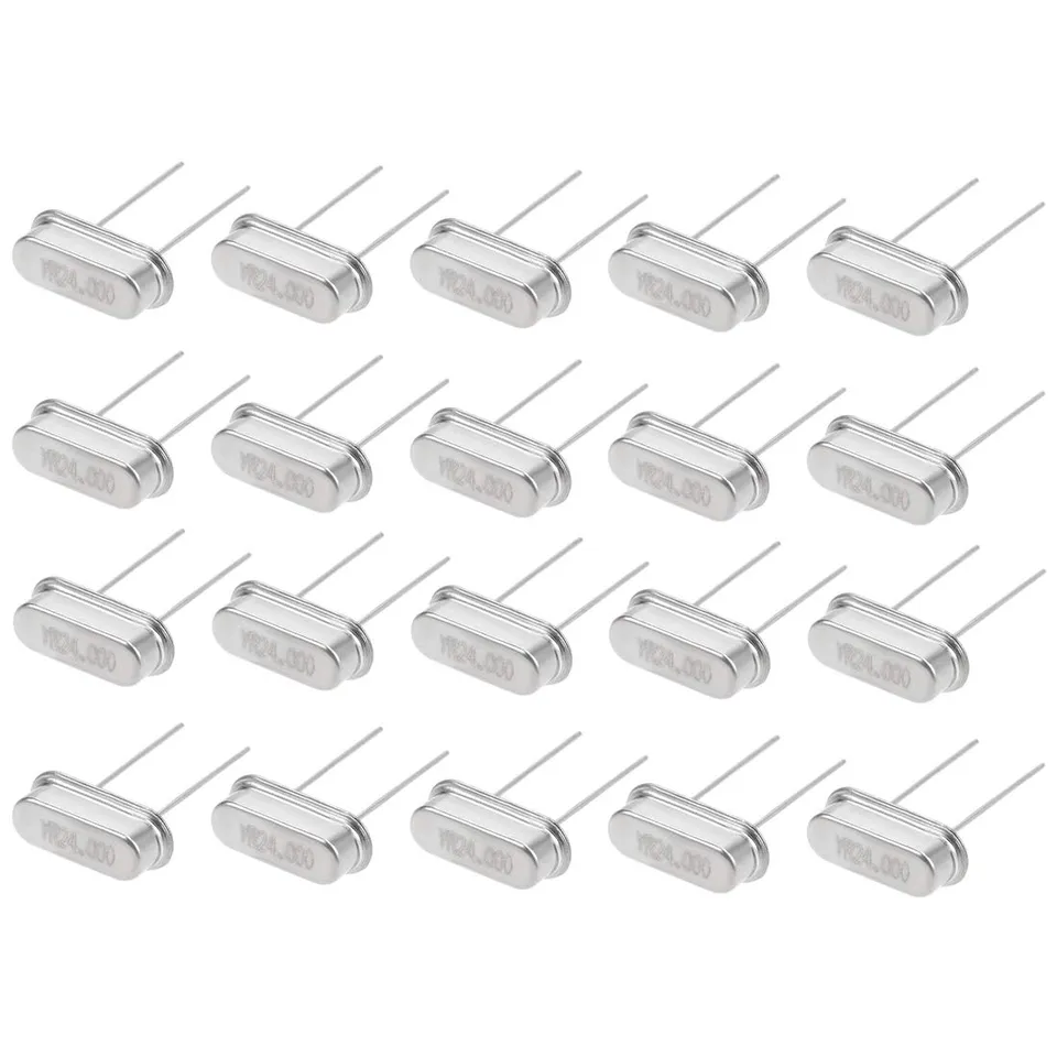 Sourcingmap HC-49S Oscillateur Quartz 24 MHz DIP 2 Broches