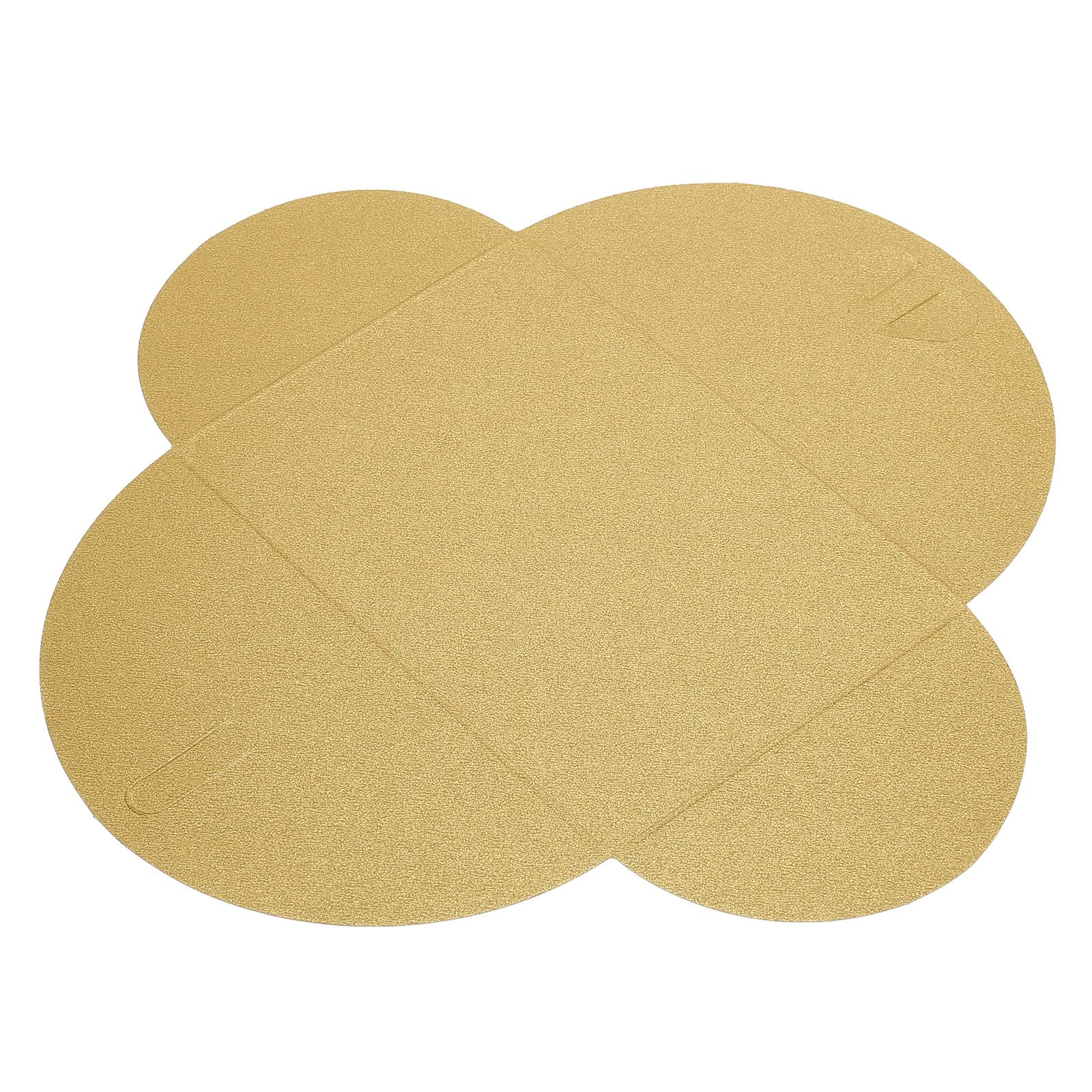 sourcing map Mini Enveloppes cœur doré 24 pcs 7x10,5cm