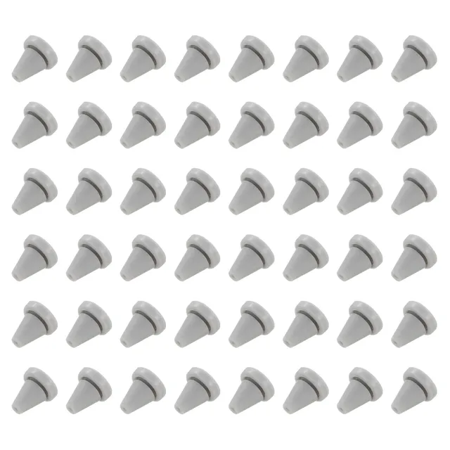 Sourcingmap Home & Garden Embout Pommeau Douche Silicone Gris Lot 100